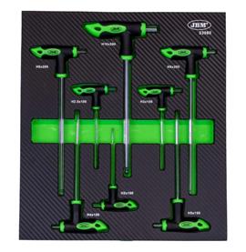 Ključevi imbus u garnituri sa T ručicom 2-10 mm 8/1 JBM